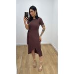 Vestido Envelope Marrom