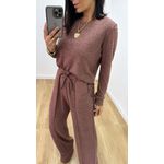 Conjunto Verônica Chocolate