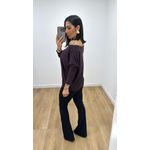 Blusa Bela Marrom