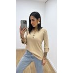 Blusa Selma Canelada 2 Nude