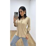 Blusa Selma Canelada 2 Nude