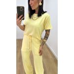 Conjunto Geovana Amarelo Manteiga