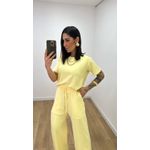 Conjunto Geovana Amarelo Manteiga