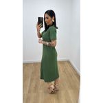 Vestido Arieli Verde Militar