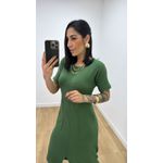 Vestido Arieli Verde Militar