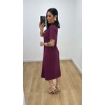 Vestido Arieli Vinho