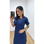 Vestido Arieli Azul Marinho