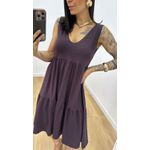 Vestido Aniele Marrom