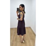 Vestido Aniele Marrom