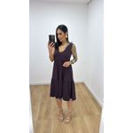 Vestido Aniele Marrom