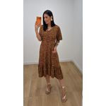 Vestido Clarice Marrom