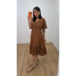 Vestido Clarice Marrom