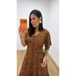 Vestido Clarice Marrom