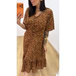 Vestido Clarice Marrom