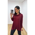 Blusa Telma Bassi Vinho