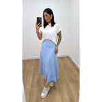 Saia Charlote Azul Bebe