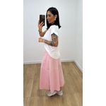Saia Charlote Rosa Bebe