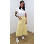 Saia Charlote Amarelo Manteiga