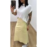 Saia Charlote Amarelo Manteiga