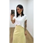 Saia Charlote Amarelo Manteiga