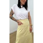 Saia Charlote Amarelo Manteiga