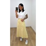 Saia Charlote Amarelo Manteiga