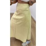 Saia Charlote Amarelo Manteiga