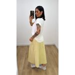 Saia Charlote Amarelo Manteiga