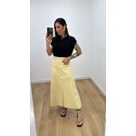 Saia Charlote Amarelo Manteiga