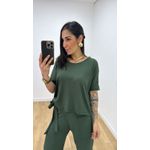 Conjunto Pareô Verde Militar