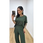 Conjunto Pareô Verde Militar