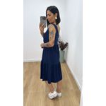 Vestido Aniele Azul Marinho