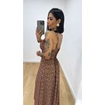 Vestido Rosana Marrom