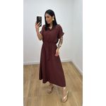 Vestido Madalena Marrom