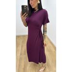 Vestido Manuela Açaí