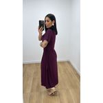 Vestido Manuela Açaí