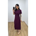 Vestido Manuela Açaí