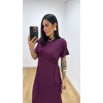 Vestido Manuela Açaí