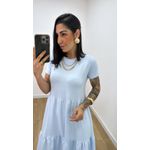 Vestido Matilda Azul Bebê