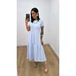 Vestido Matilda Azul Bebê