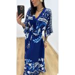 Vestido Talita Estampado Azul