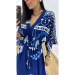 Vestido Talita Estampado Azul