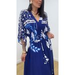 Vestido Talita Estampado Azul