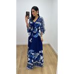 Vestido Talita Estampado Azul