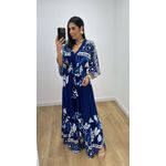 Vestido Talita Estampado Azul