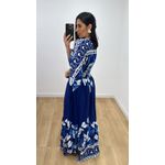 Vestido Talita Estampado Azul