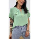 Camisa Vânia Verde Menta