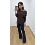 Blusa Bela Marrom