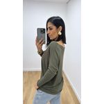 Blusa Bela Verde Militar