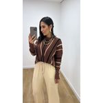 Blusa Dominique Marrom